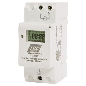 Timer Digital 7 day 30A Geyser Din Rail Mounted Hellermann