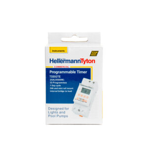Timer Digital 7 Day 25A General Din Rail Mounted Hellermann